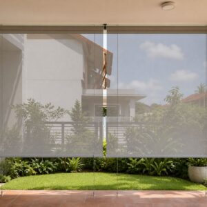 Residential Cable Guided Outdoor Blinds