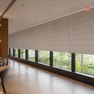 Commercial Romafold Roman Blinds