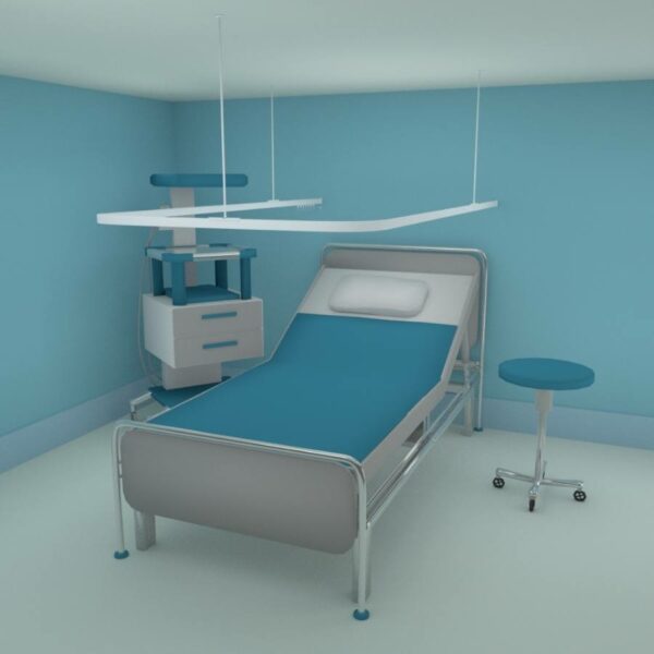 U shape hospital cubicle tracks